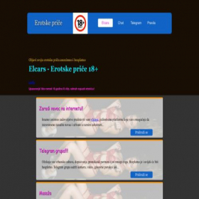 Скриншот главной страницы сайта elcars.com.hr