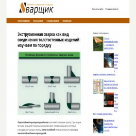 Скриншот главной страницы сайта electrod-svel.ru