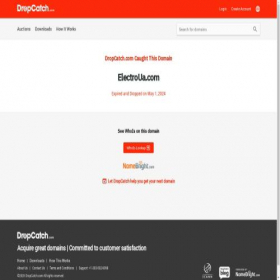 Скриншот главной страницы сайта electroua.com