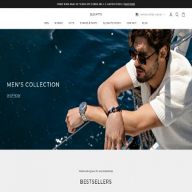 Скриншот главной страницы сайта elegatto.com