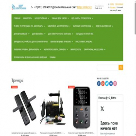 Скриншот главной страницы сайта elis.kz