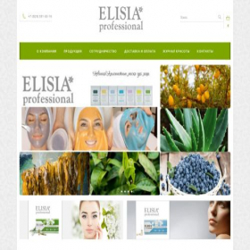 Скриншот главной страницы сайта elisiaproff.ru