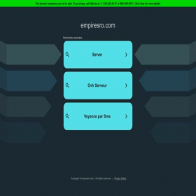 Скриншот главной страницы сайта elite.empiresro.com