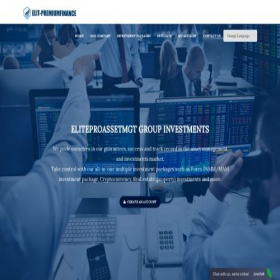 Скриншот главной страницы сайта eliteproassetmgt.xyz