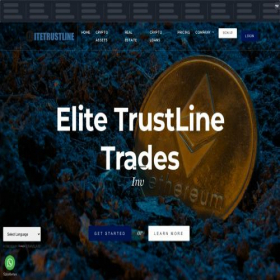 Скриншот главной страницы сайта elitetrustline.org