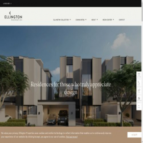Скриншот главной страницы сайта ellingtonproperties.ae