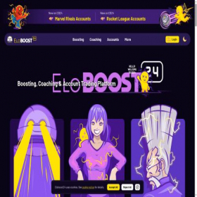 Скриншот главной страницы сайта eloboost24.eu