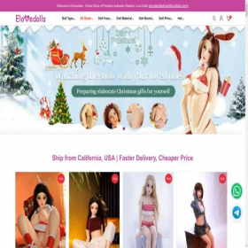 Скриншот главной страницы сайта elovedolls.com