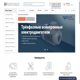 Скриншот главной страницы сайта elregion.ru