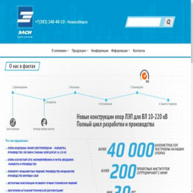 Скриншот главной страницы сайта elsi.ru