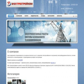Скриншот главной страницы сайта elsk.ru