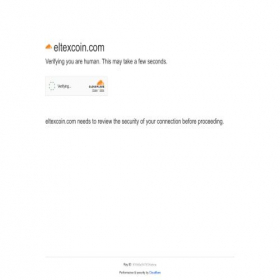 Скриншот главной страницы сайта eltexcoin.com
