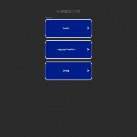 Скриншот главной страницы сайта elvengold.net