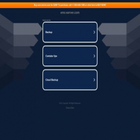 Скриншот главной страницы сайта emc-server.com