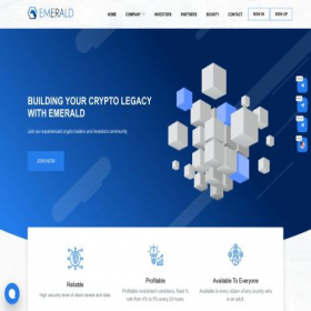 Скриншот главной страницы сайта emerald-l.com