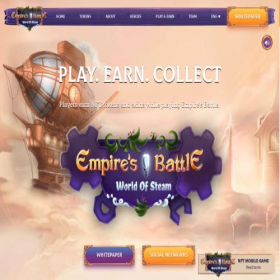 Скриншот главной страницы сайта empiresbattle.com