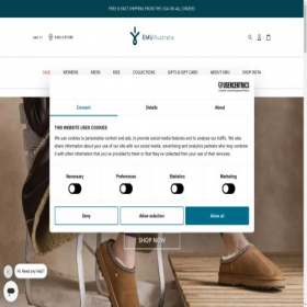 Скриншот главной страницы сайта emuaustralia.com