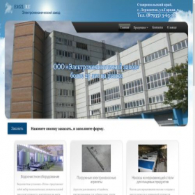 Скриншот главной страницы сайта emzl.ru