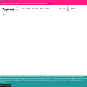 Скриншот главной страницы сайта enarchive.tupperware.com