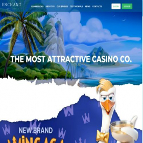 Скриншот главной страницы сайта enchantaffiliates.com