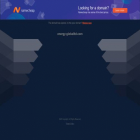Скриншот главной страницы сайта energy-globalltd.com