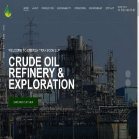 Скриншот главной страницы сайта energytranscom.com