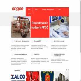 Скриншот главной страницы сайта engee.warszawa.pl