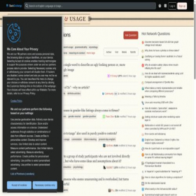 Скриншот главной страницы сайта english.stackexchange.com