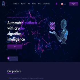 Скриншот главной страницы сайта enigma.top