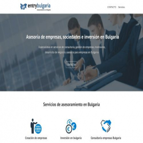 Скриншот главной страницы сайта entrybulgaria.com