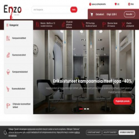 Скриншот главной страницы сайта enzofinland.fi
