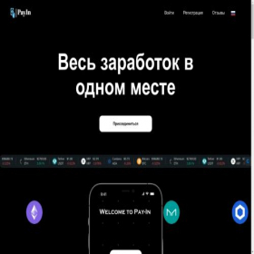 Скриншот главной страницы сайта epayin.pro