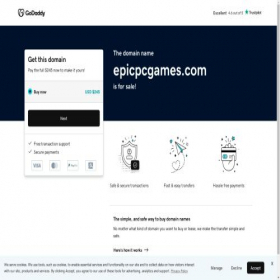 Скриншот главной страницы сайта epicpcgames.com