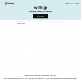 Скриншот главной страницы сайта epmlm.jp