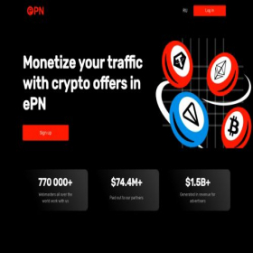 Скриншот главной страницы сайта epncrypto.com