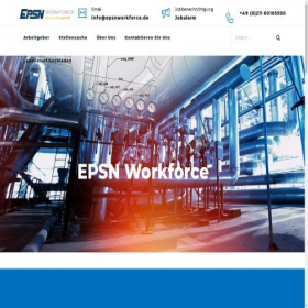 Скриншот главной страницы сайта epsnworkforce.com