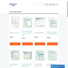 Скриншот главной страницы сайта epson.exaccess.com