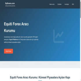 Скриншот главной страницы сайта eqfinans.com