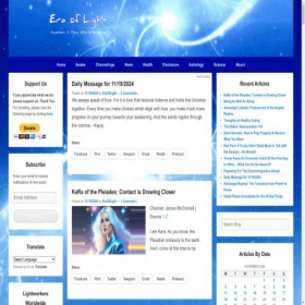 Скриншот главной страницы сайта eraoflight.com