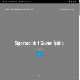 Скриншот главной страницы сайта erdemcesigorta.com