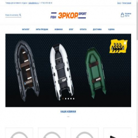 Скриншот главной страницы сайта erkor.ru