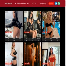 Скриншот главной страницы сайта escortcentr.com
