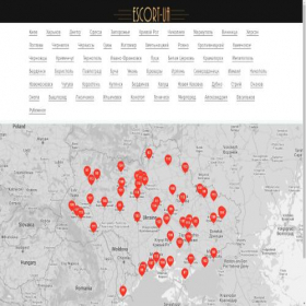 Скриншот главной страницы сайта escorteua.com