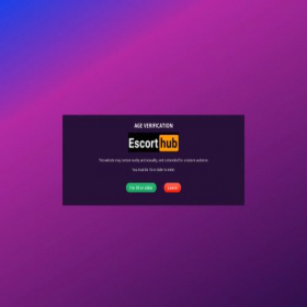 Скриншот главной страницы сайта escorthub.org