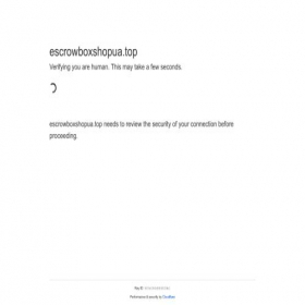 Скриншот главной страницы сайта escrowboxshopua.top