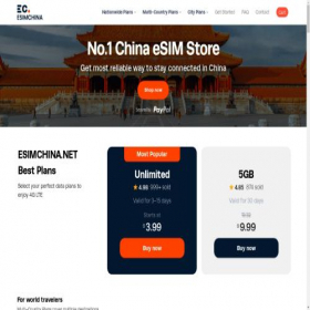 Скриншот главной страницы сайта esimchina.net