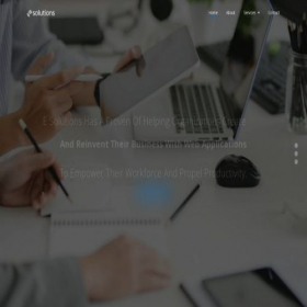 Скриншот главной страницы сайта esolutions-inc.com