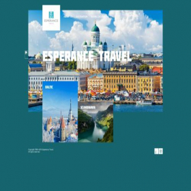 Скриншот главной страницы сайта esperancetravel.com