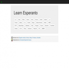 Скриншот главной страницы сайта esperanto12.net