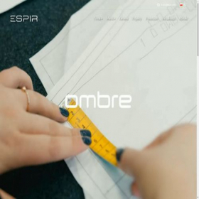 Скриншот главной страницы сайта espir.com